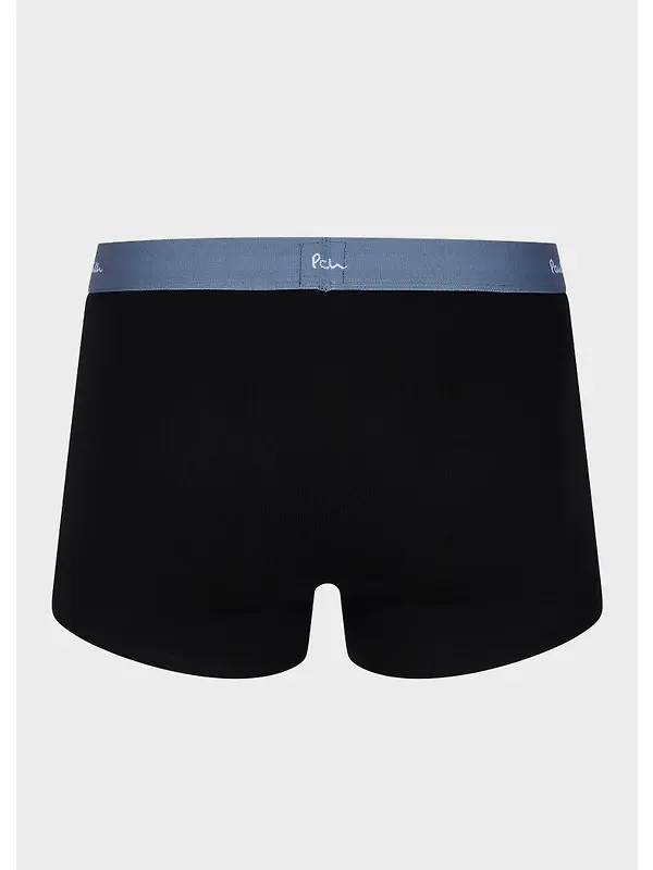 Paul Smith Men's 3 Pack Plain Mix Trunks - Black Image 5