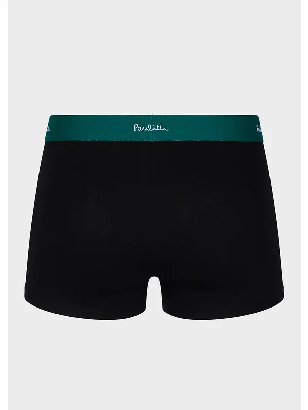 Paul Smith Men's 3 Pack Plain Mix Trunks - Black Image 7