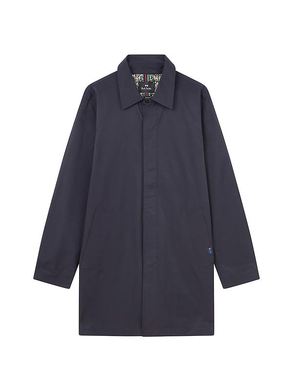 PS By Paul Smith Men's Cotton-Linen Work Jacket - Navy | British