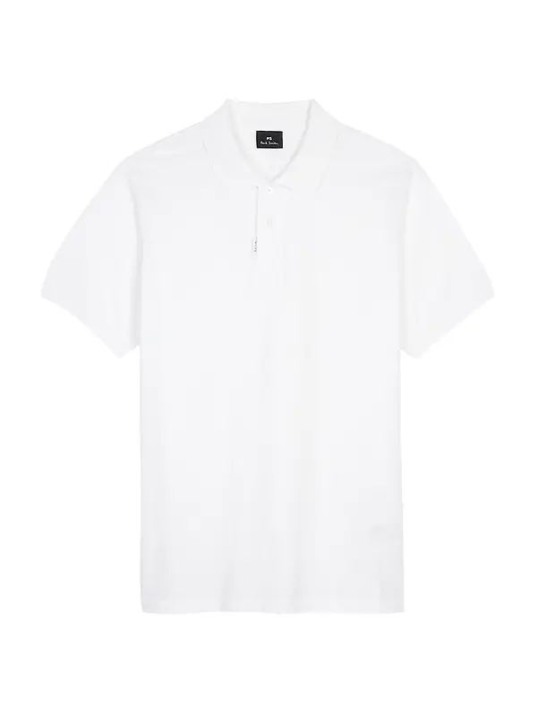 Paul Smith Men's Reg Fit Polo Shirt - White Image 1