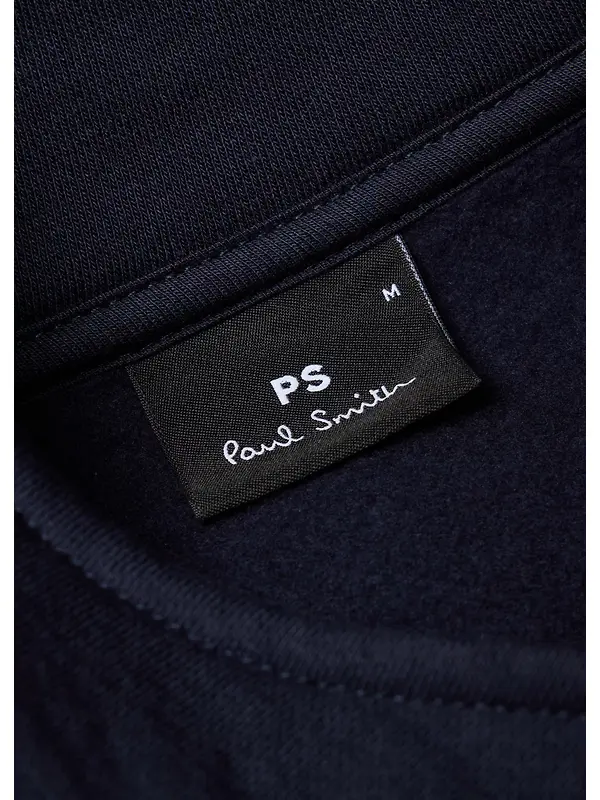 PS By Paul Smith Men's Stitch Stripe Zip Funnel Neck Sweatshirt - Navy Image 5