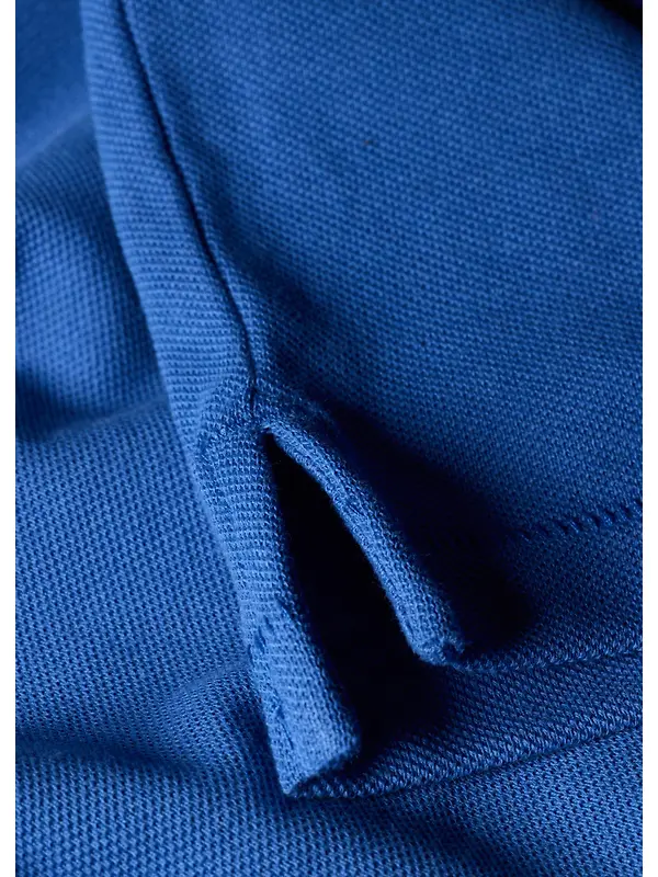 Paul Smith Men's Organic Cotton Zebra Polo Shirt - Mid Blue Image 7
