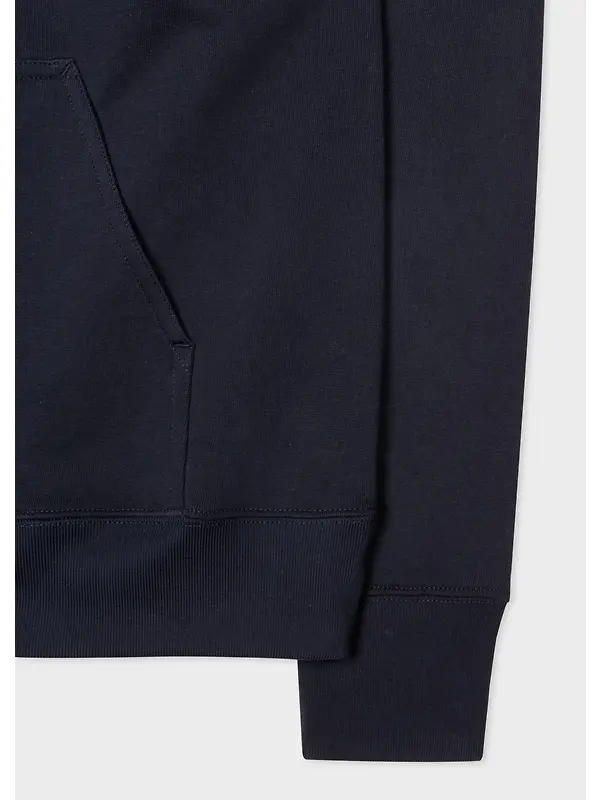 PS By Paul Smith Men's Cotton Zebra Logo Hoodie - Dark Navy Image 3