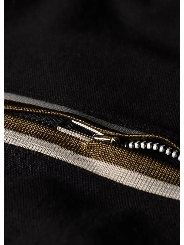 PS By Paul Smith Men's Contrast Tipping Zip Polo Shirt - Black Image 6