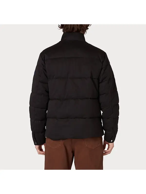 PS By Paul Smith Men's Cropped Fibre Down Puffer Jacket - Black Image 2