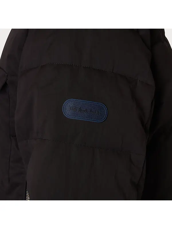 PS By Paul Smith Men's Cropped Fibre Down Puffer Jacket - Black Image 3