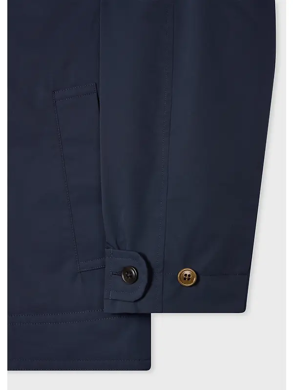 PS By Paul Smith Men's Recycled Polyester Zip Blouson Jacket - Navy Image 3
