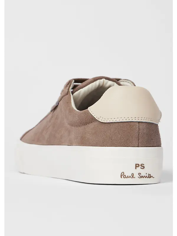PS By Paul Smith Men's Leather Amos Trainers - Sand Image 3