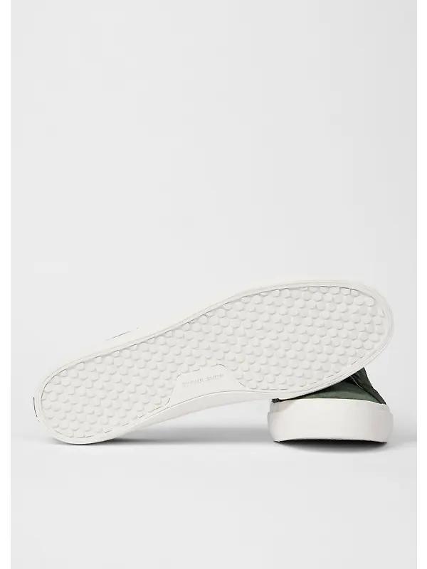 PS By Paul Smith Men's Leather Amos Trainers - Khaki Image 2