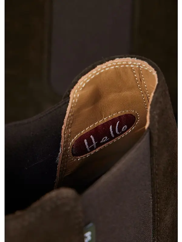 PS By Paul Smith Men's Augustus Chelsea Boots - Dark Brown Suede Image 6