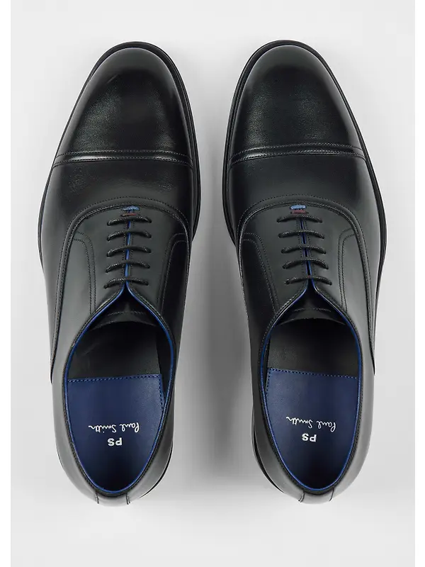 Paul Smith Men's Leather Timothy Shoes - Black Image 5