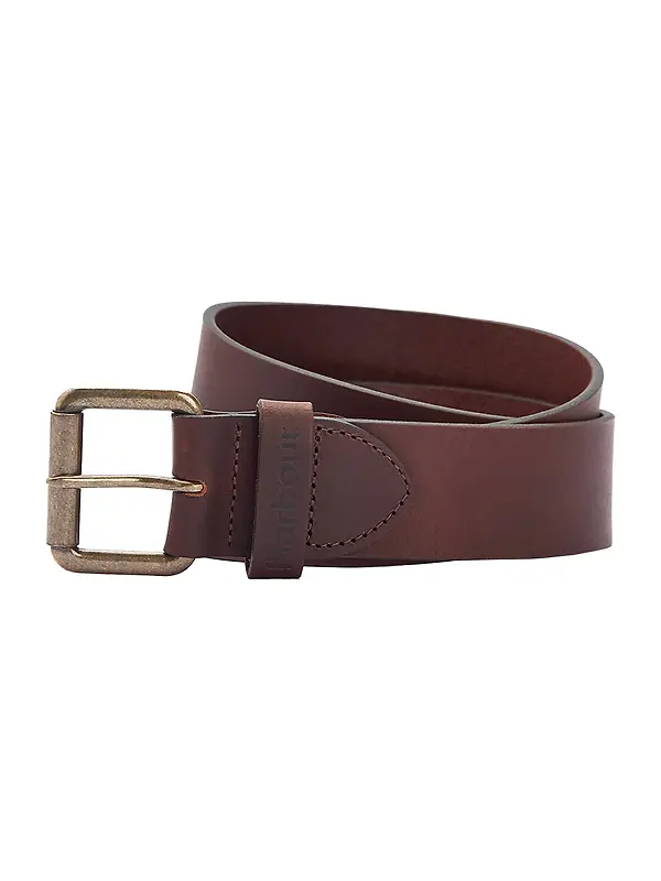 Barbour Men's Allanton Leather Belt - Brown Image 1