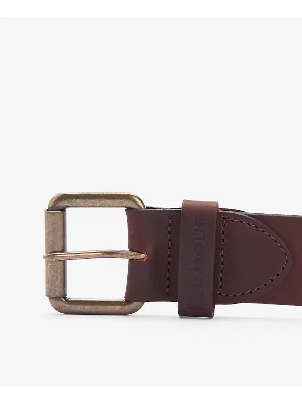 Barbour Men's Allanton Leather Belt - Brown Image 2