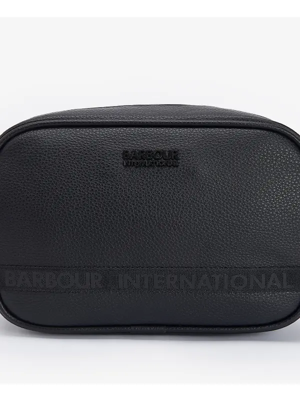Barbour International Men's Blackwall Washbag - Black Image 3