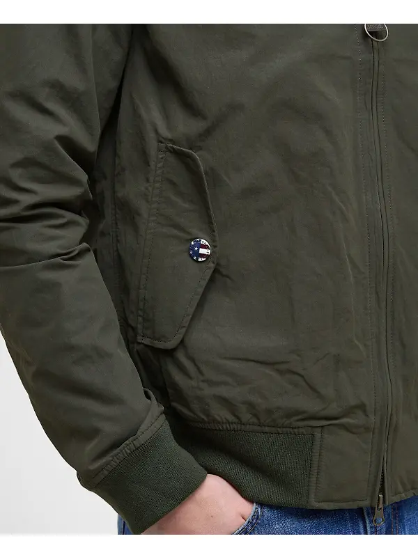 Barbour International Men's Rectifier Harrington Jacket - Sage Image 8