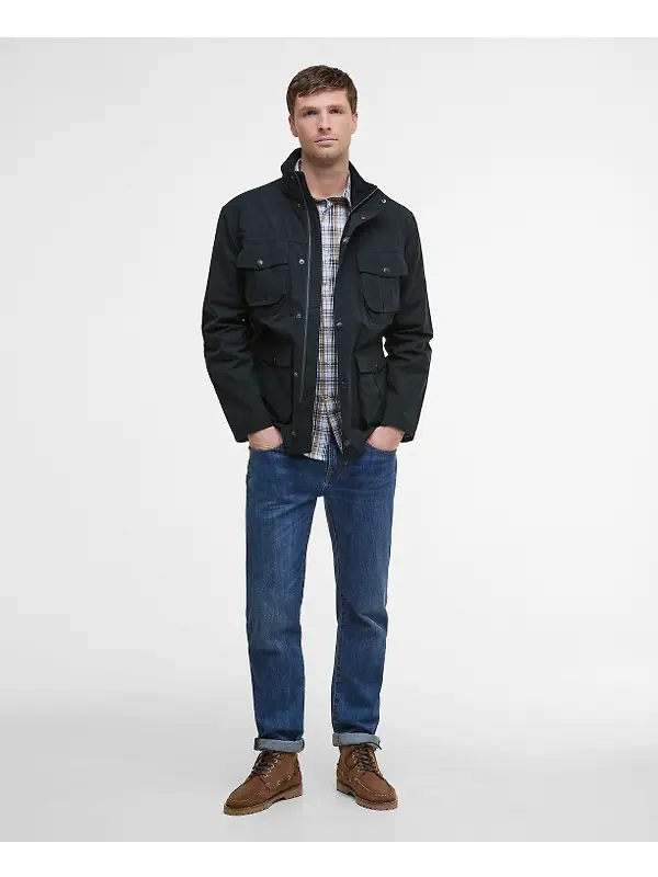 Barbour Men's Sanderling Casual Jacket - Navy Image 3