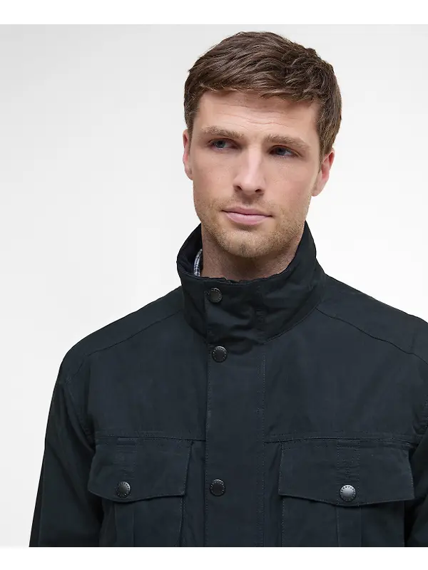 Barbour Men's Sanderling Casual Jacket - Navy Image 5
