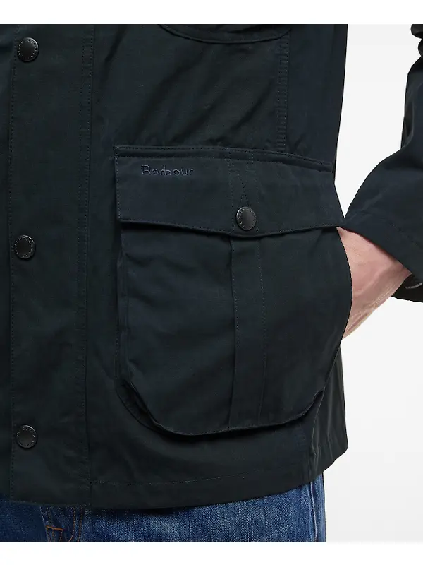 Barbour Men's Sanderling Casual Jacket - Navy Image 8