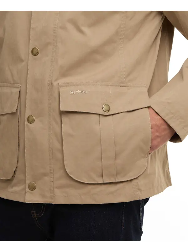 Barbour Men's Sander Casual Jacket - Military Brown Image 7