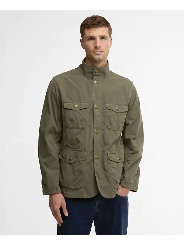 Barbour Men's Ogston Casual Jacket - Dusty Olive Image 2