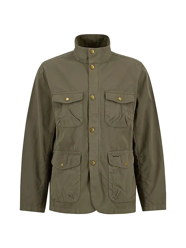 Barbour Men's Ogston Casual Jacket - Dusty Olive Image 1
