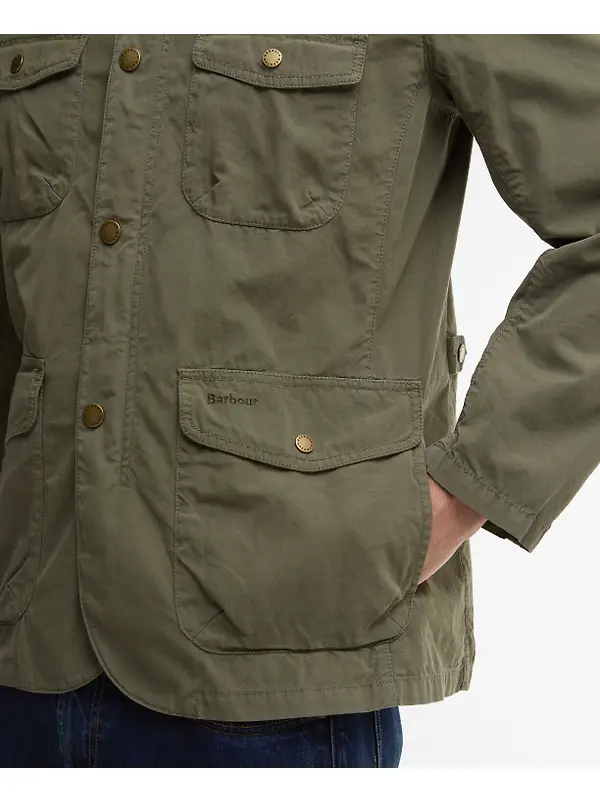 Barbour Men's Ogston Casual Jacket - Dusty Olive Image 7