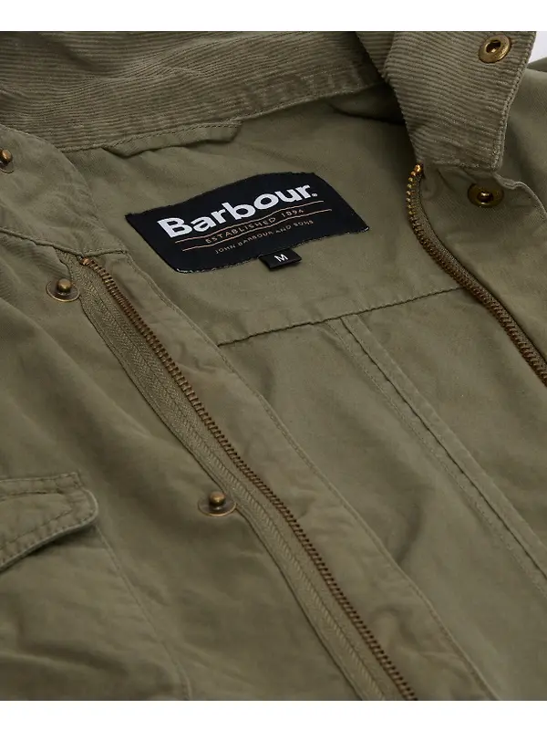 Barbour Men's Ogston Casual Jacket - Dusty Olive Image 8