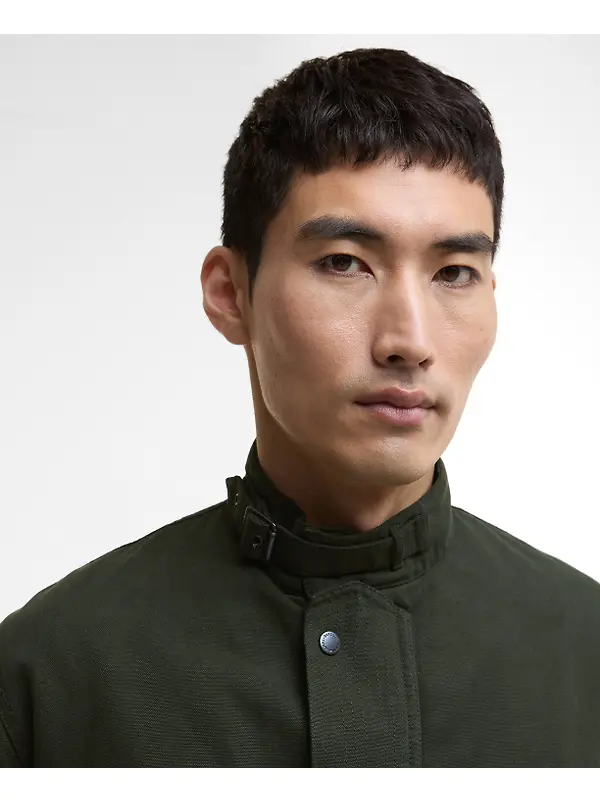 Barbour International Men's Washed Casual A7 Jacket - Sage Image 5