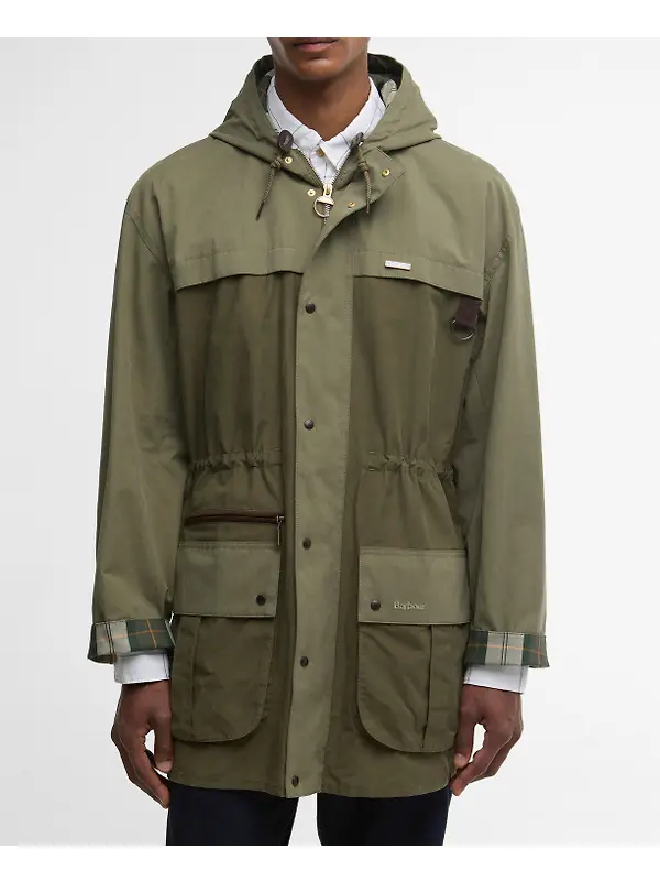 Barbour Men's Icons Durham Casual Jacket - Fern Image 6