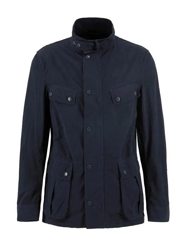 Barbour International Men's Garment Dyed Duke Casual Jacket - Navy Image 1