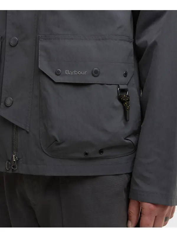 Barbour Men's Re-Engineered Casual Chore Jacket - Asphalt Image 6