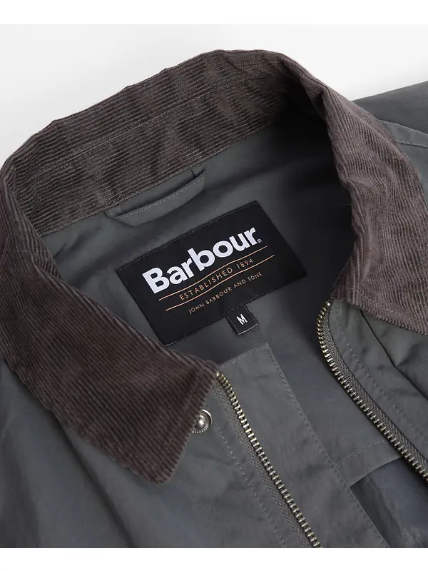 Barbour Men's Re-Engineered Casual Chore Jacket - Asphalt Image 7