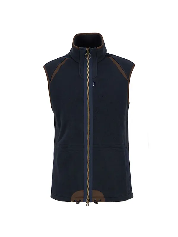 Barbour Men's Langdale Fleece Gilet - Navy Image 1