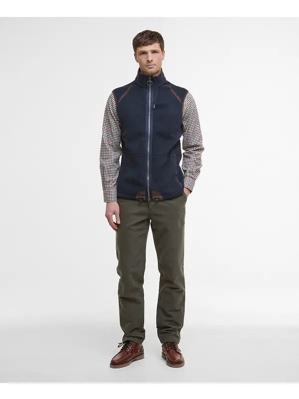 Barbour Men's Langdale Fleece Gilet - Navy Image 3