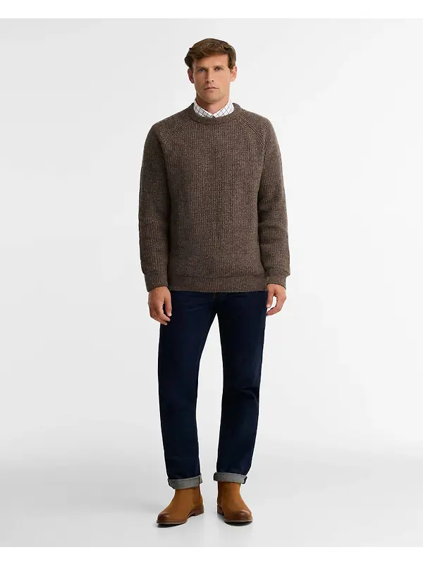Barbour Men's Farsley Chelsea Boots - Dark Tan Image 4