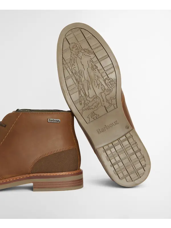Barbour Men's Farsley Chelsea Boots - Dark Tan Image 6