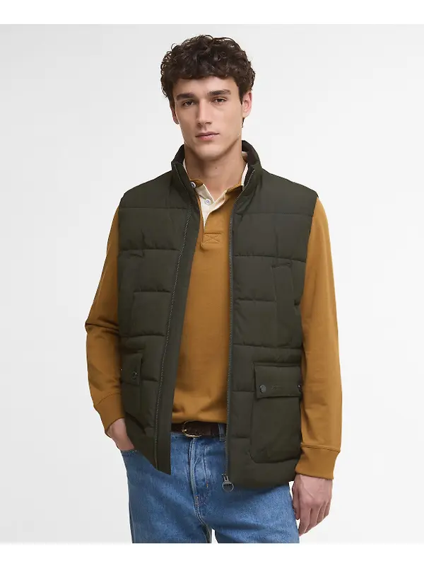 Barbour Men's Bedale Puffer Gilet - Sage Image 2
