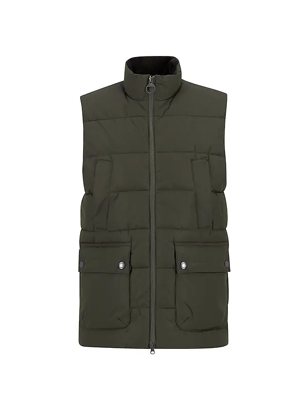 Barbour Men's Bedale Puffer Gilet - Sage Image 1