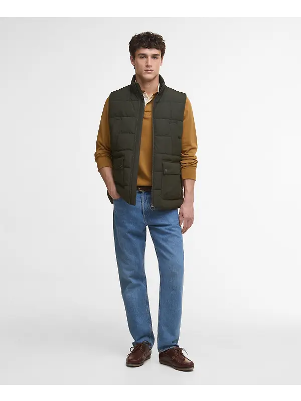 Barbour Men's Bedale Puffer Gilet - Sage Image 3