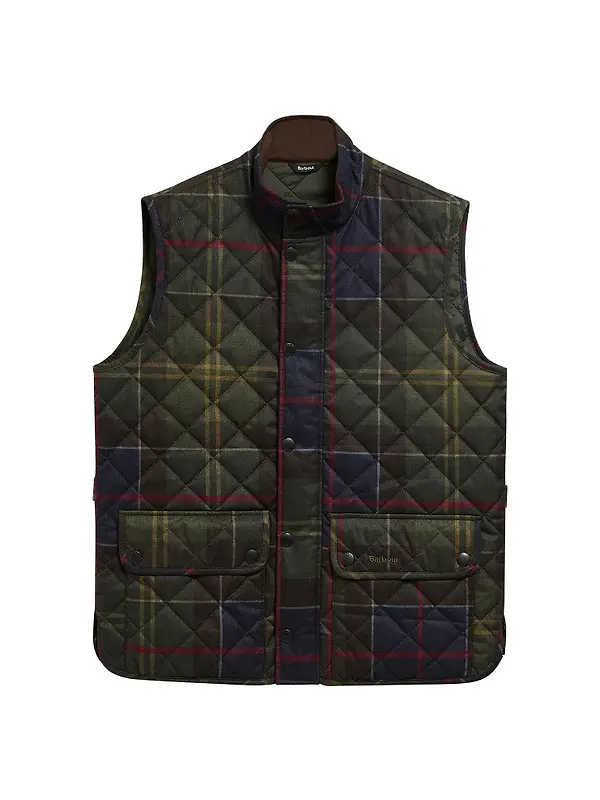 Barbour Men's Tartan Lowerda Classic Gilet - Classic Tartan Image 5