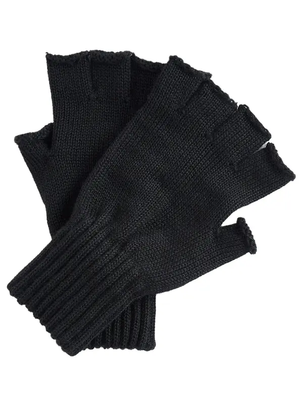Product image of Barbour Men's Fingerless Gloves - Black
