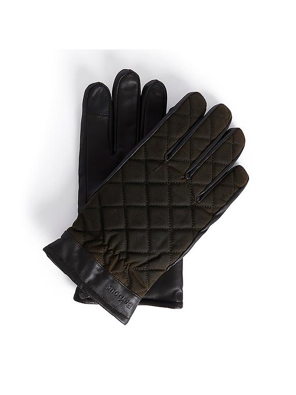 Barbour Men's Deveron Tweed Waterproof Gloves - Coffee | British