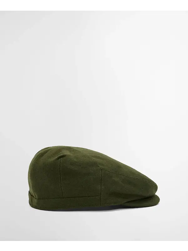 Barbour Men's Redshore Flat Cap - Forest Green Image 2