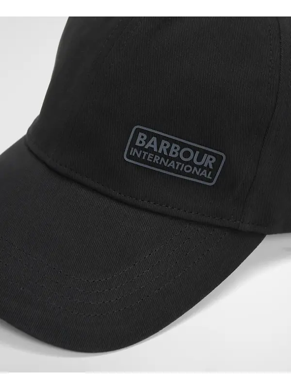 Barbour International Men's Norton Drill Sports Cap - Black Image 3