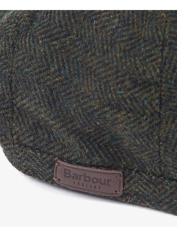 Barbour Men's Barlow Flat Cap - Olive Image 2