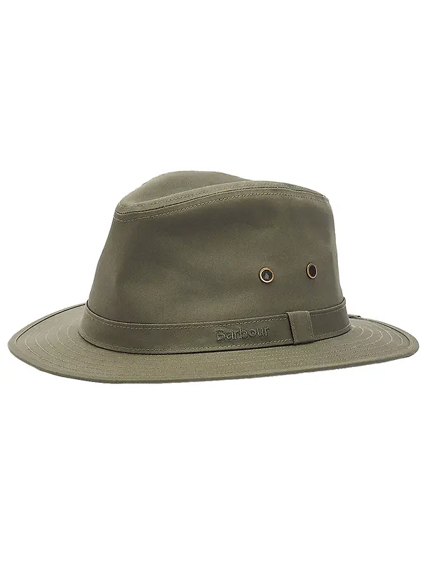 Barbour Men's Dawson Safari Hat - Olive Image 1