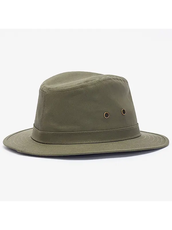 Barbour Men's Dawson Safari Hat - Olive Image 2