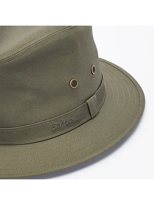 Barbour Men's Dawson Safari Hat - Olive Image 3
