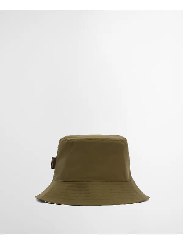 Barbour Men's Hutton Reversible Bucket Hat - Fern/Ancient Image 2