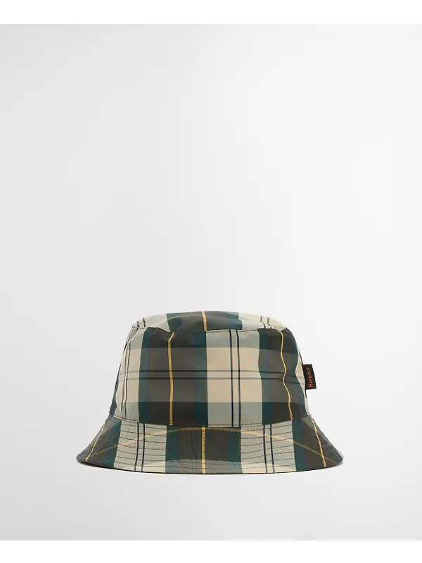 Barbour Men's Hutton Reversible Bucket Hat - Fern/Ancient Image 6